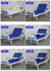 Equipo de muebles de hospital de China Atención saludable 2 manual de bayas manuales de dos funciones camas de hospital precio de la cama médica para ancianos