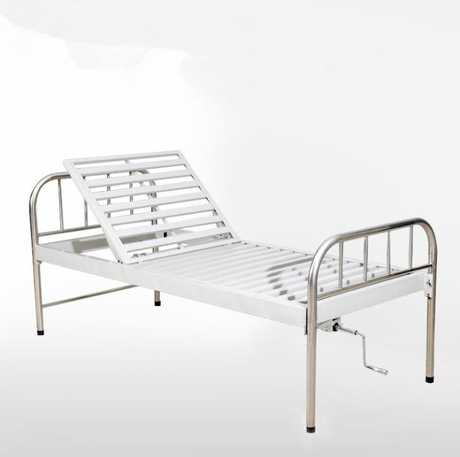 Cama de enfermería médica de acero inoxidable cama médica de enfermería