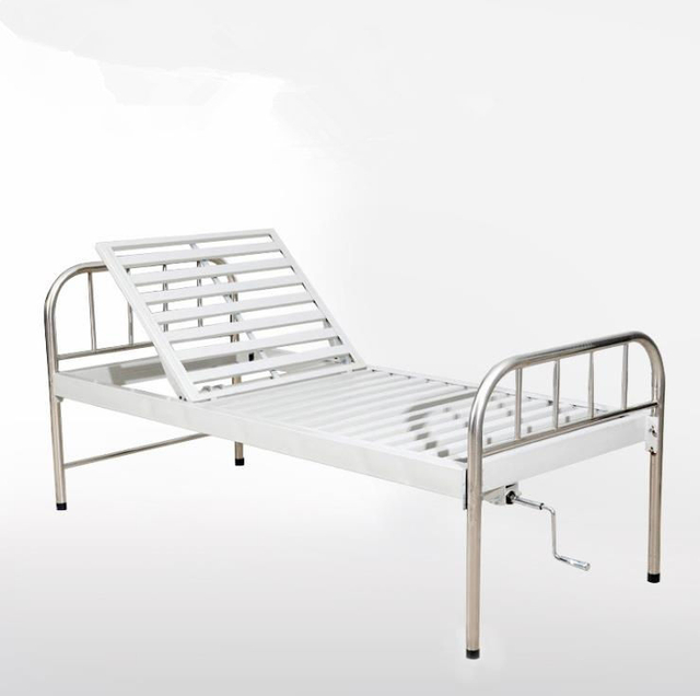 Cama de enfermería médica de acero inoxidable cama médica de enfermería