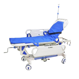 Manual hidráulico Cama de hospital AB ABS Plasticador de emergencia médica Transporte de transporte de pacientes