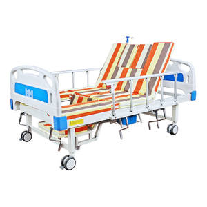 Venta en caliente Manual de cama de la cama de la cama del hospital multifuncional girando las camas de enfermería del hospital con inodoro automático
