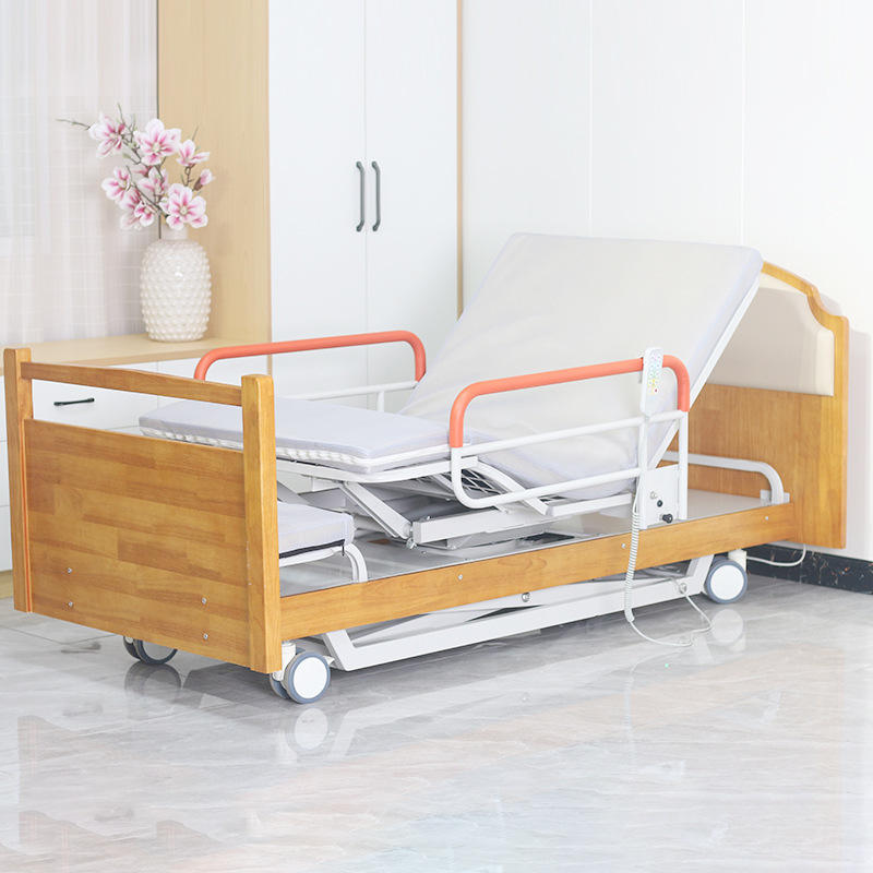  Luxury Home Care Electric Electric Rotary Nursing Rotation Hospital Cama para un hogar de ancianos