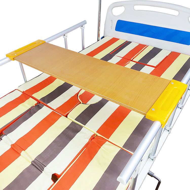 Venta en caliente Manual de cama de la cama de la cama del hospital multifuncional girando las camas de enfermería del hospital con inodoro automático