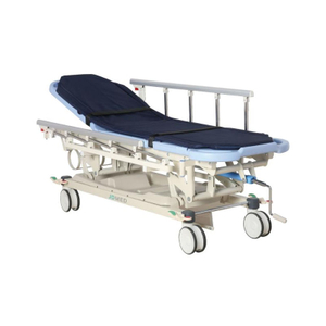 Muebles de hospital de emergencia camilla de emergencia de emergencia de transferencia de pacientes con tranvía