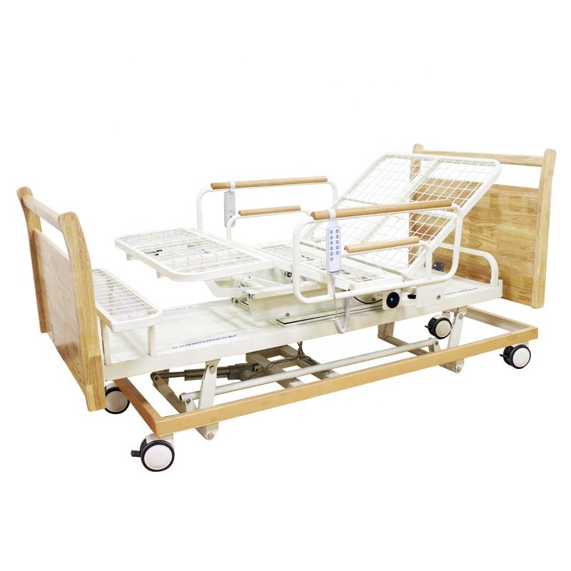 Hospital Automacio ajustable girando la cama Atención domiciliaria Cama eléctrica giratoria