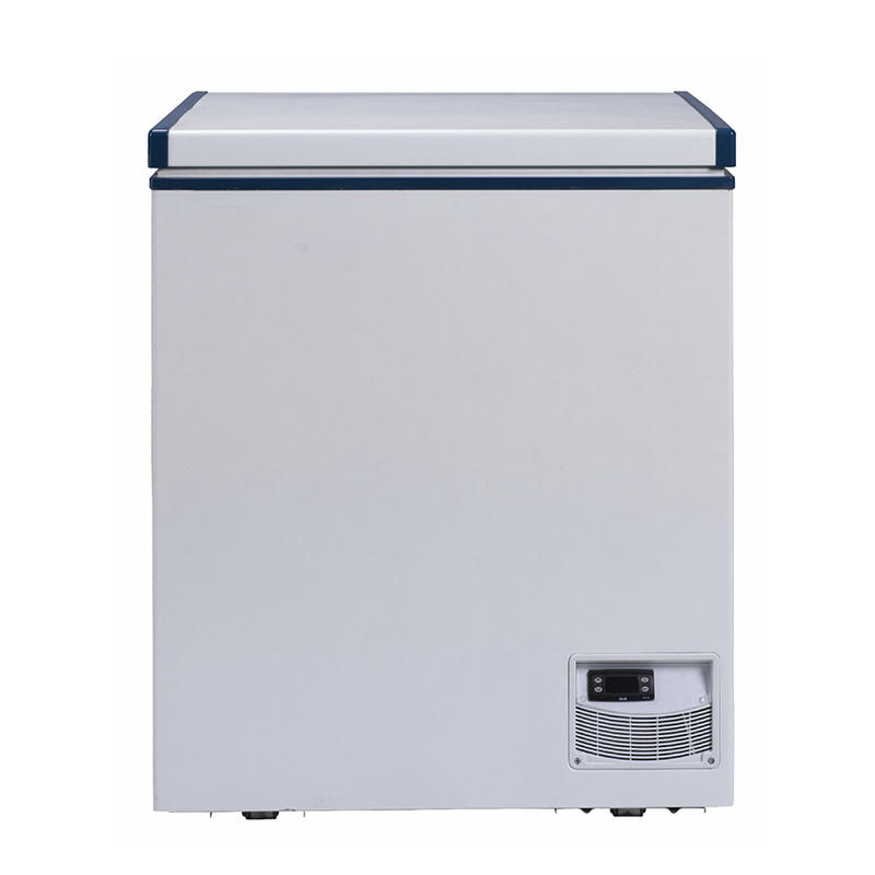 Laboratorio de China Congelador profundo -25 grados Seguro y duradero Tamaño pequeño 100L Horizontal Freezer de baja temperatura en venta