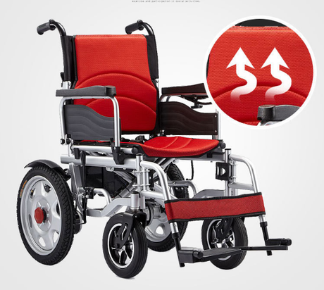 Silla de ruedas eléctrica plegable para silla de ruedas para personas mayores