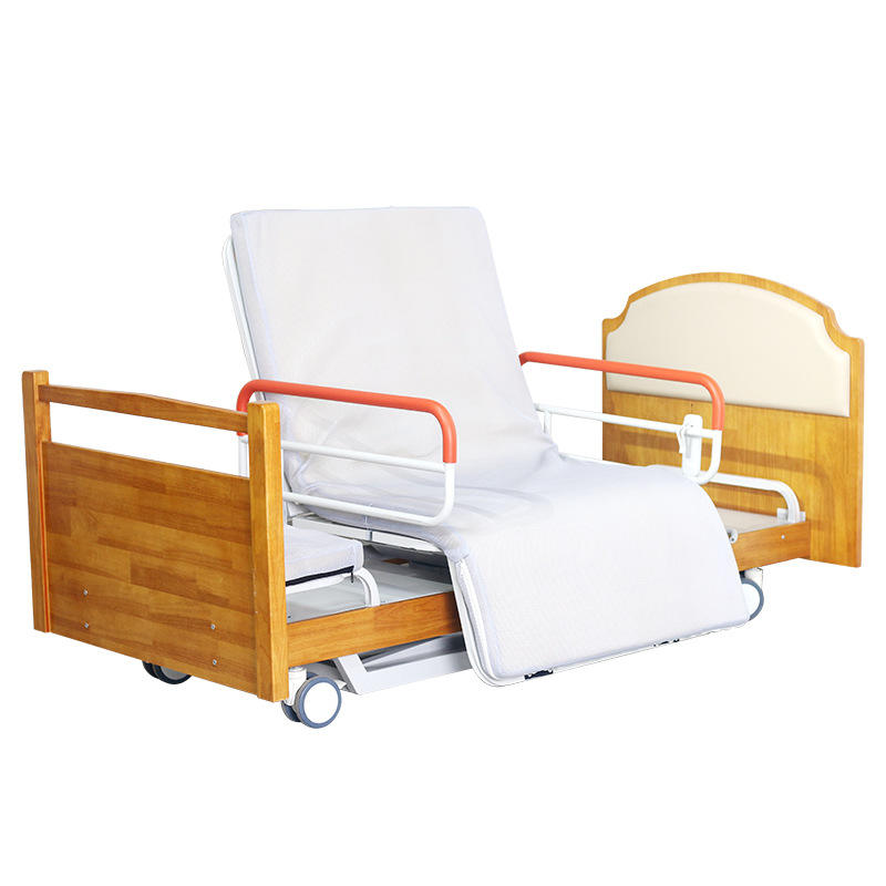  Luxury Home Care Electric Electric Rotary Nursing Rotation Hospital Cama para un hogar de ancianos