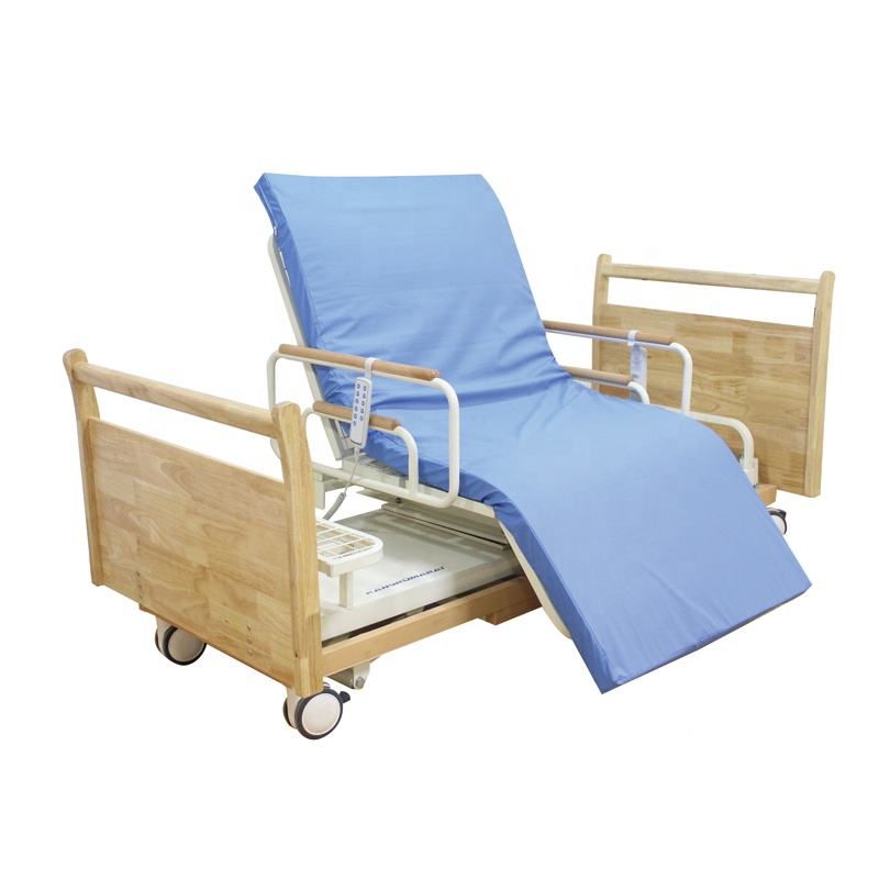 Hospital Automacio ajustable girando la cama Atención domiciliaria Cama eléctrica giratoria