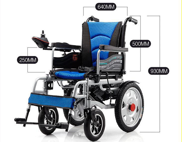 Silla de ruedas eléctrica plegable para silla de ruedas para personas mayores