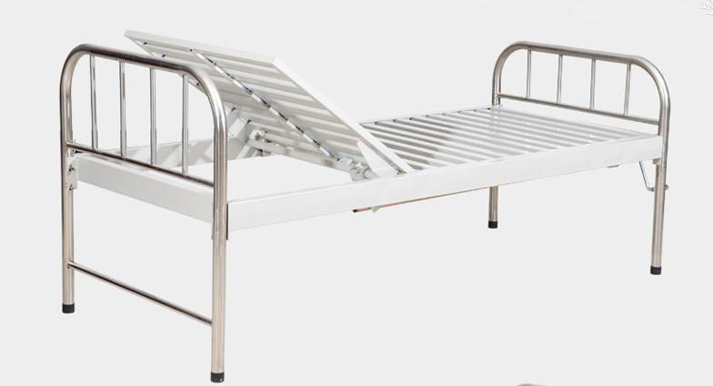 Cama de enfermería médica de acero inoxidable cama médica de enfermería