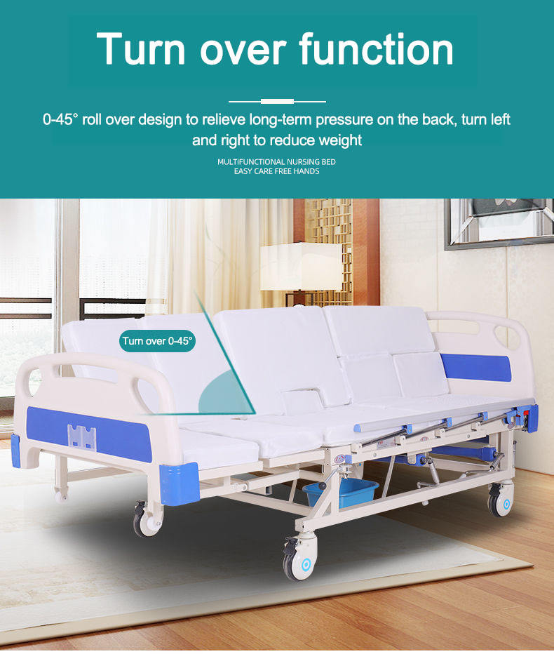 Manual de la cama de atención domiciliaria multifuncional Manual Hospital Medical ancianos Cama de enfermería para uso de fome