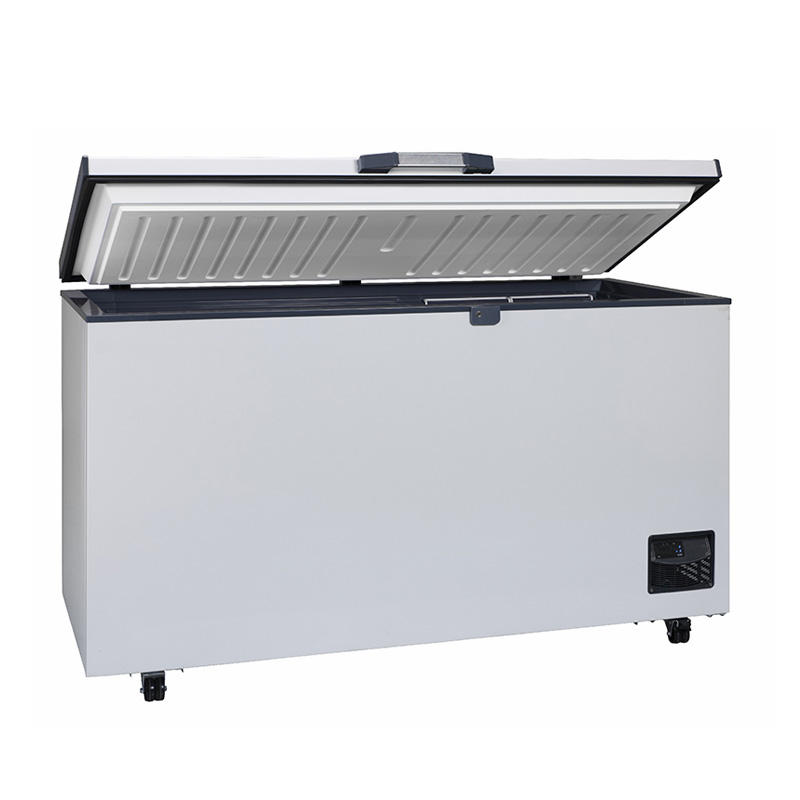 Laboratorio de China Congelador profundo -25 grados Seguro y duradero Tamaño pequeño 100L Horizontal Freezer de baja temperatura en venta