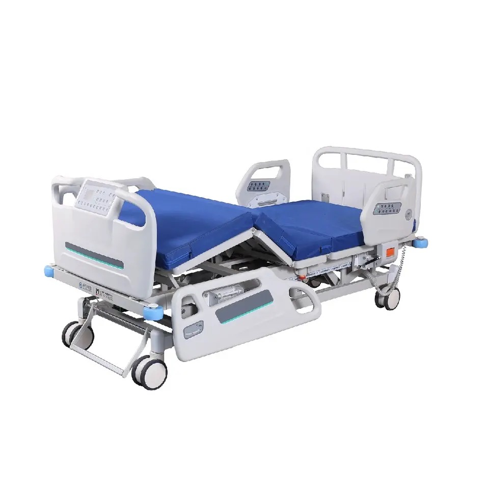 Luxury Electric Paciente Cama 5 FUNCIÓN Equipo médico Muebles Muebles de hospital Cama de la UCI