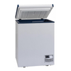 Laboratorio de China Congelador profundo -25 grados Seguro y duradero Tamaño pequeño 100L Horizontal Freezer de baja temperatura en venta
