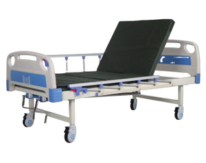 Suministro de muebles de hospital de alta calidad dos cama manual cama de cuidado del hospital