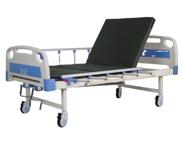 Suministro de muebles de hospital de alta calidad dos cama manual cama de cuidado del hospital