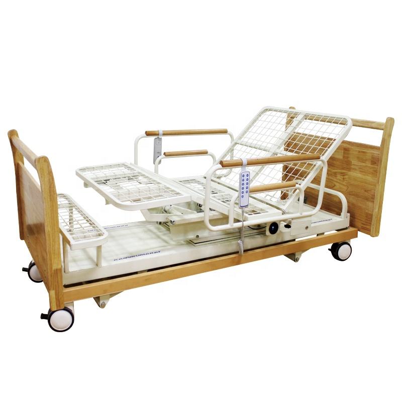 Hospital Automacio ajustable girando la cama Atención domiciliaria Cama eléctrica giratoria