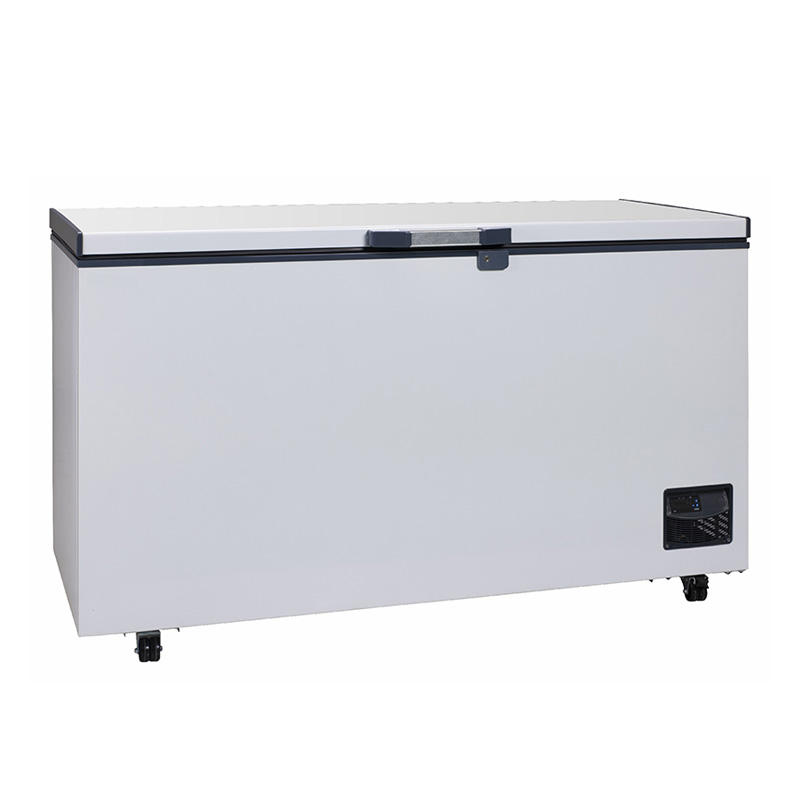 Laboratorio de China Congelador profundo -25 grados Seguro y duradero Tamaño pequeño 100L Horizontal Freezer de baja temperatura en venta
