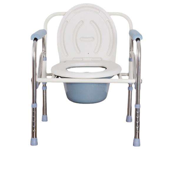 Silla de baño eléctrica de silla de ruedas eléctrica médica portátil al por mayor con altura de paciente con altura de ancianos silla de inodoro ajustable ajustable