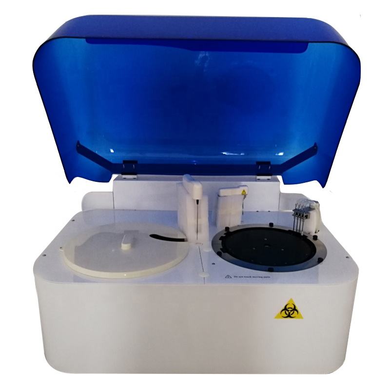 Equipo de análisis de sangre Equipo de laboratorio Analizador de química veterinaria de la sangre Semiautomatí Analizador bioquímico seco