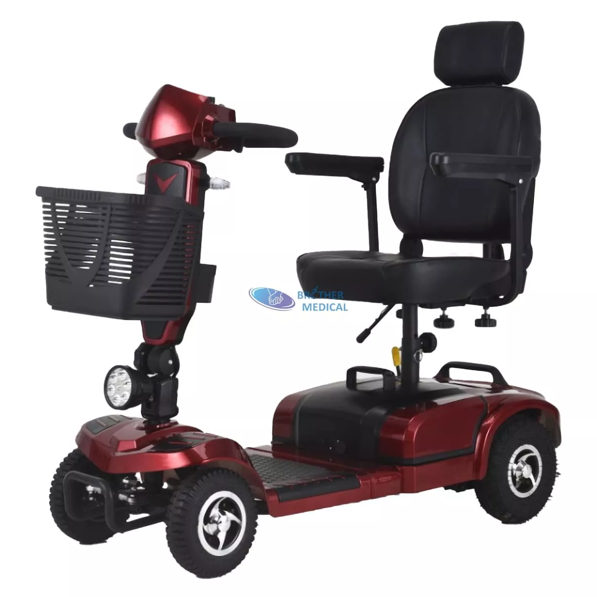 Scooter de movilidad mayorista portátil con suspensión