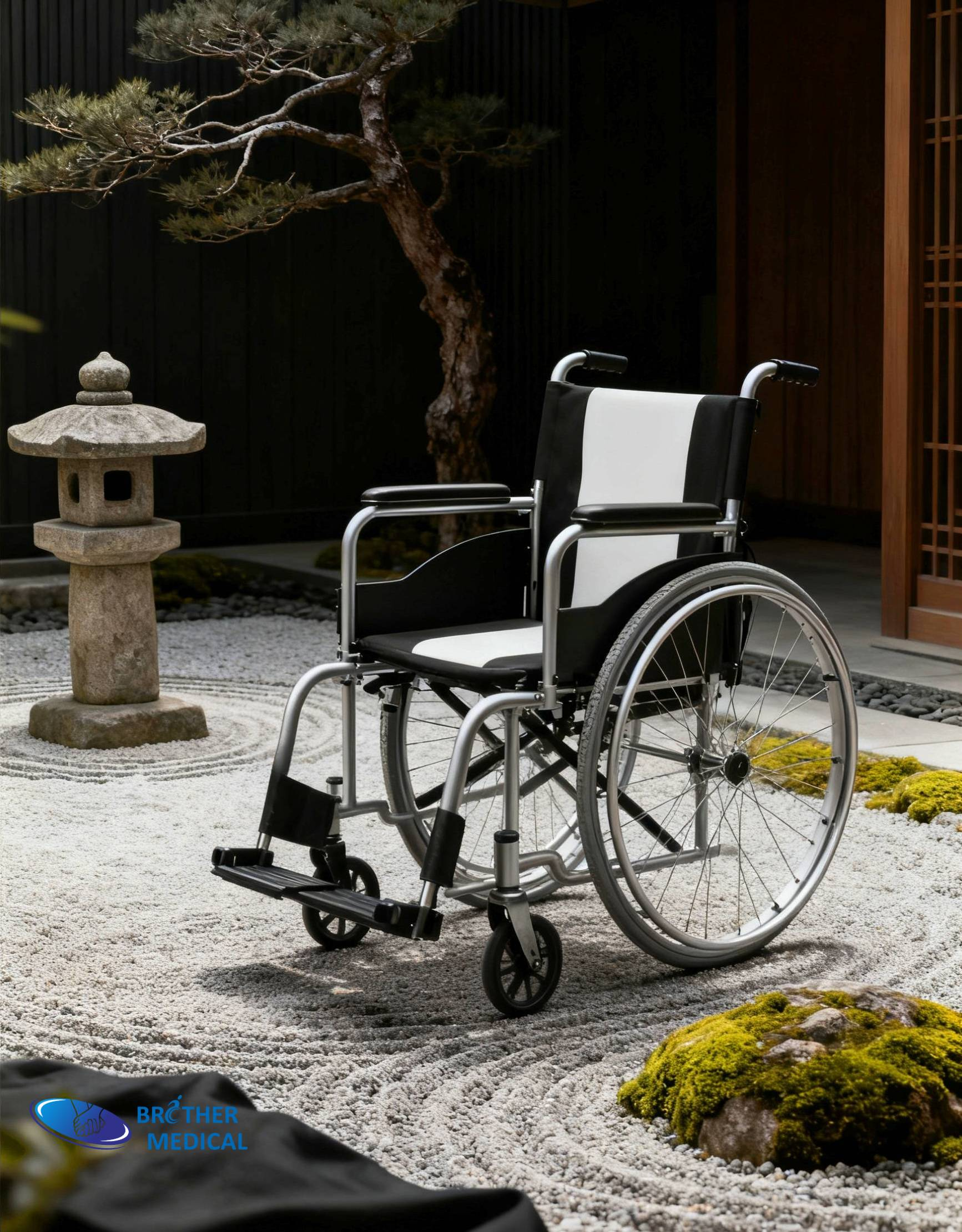Dise&ntilde;o de silla de ruedas de estilo japon&eacute;s y coreano.
