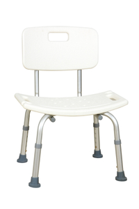 Silla de ducha inferior de apertura segura para discapacitados