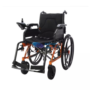 Silla de ruedas eléctrica liviana para niños con frenos