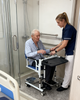 Silla elevadora de pacientes de aluminio Silla de transferencia