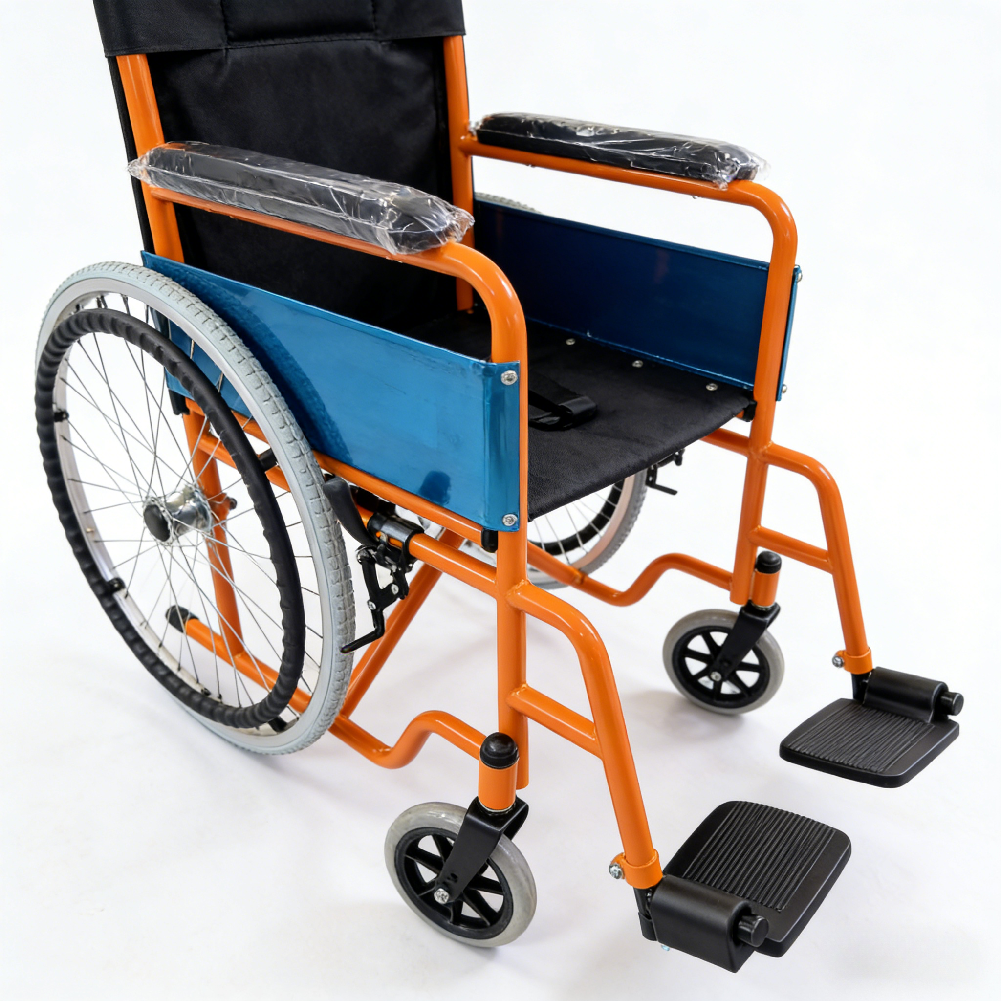 Silla de ruedas manual económica estándar para niños