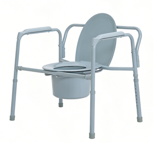 Cómoda bariátrica de cabecera al por mayor - Estructura de acero plegable, capacidad de 500 lb/650 lb/1000 lb - Aprobada por la FDA y la CE