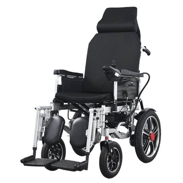 Silla de ruedas eléctrica plegable económica para ayuda de movilidad