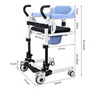 Silla elevadora de pacientes de aluminio Silla de transferencia