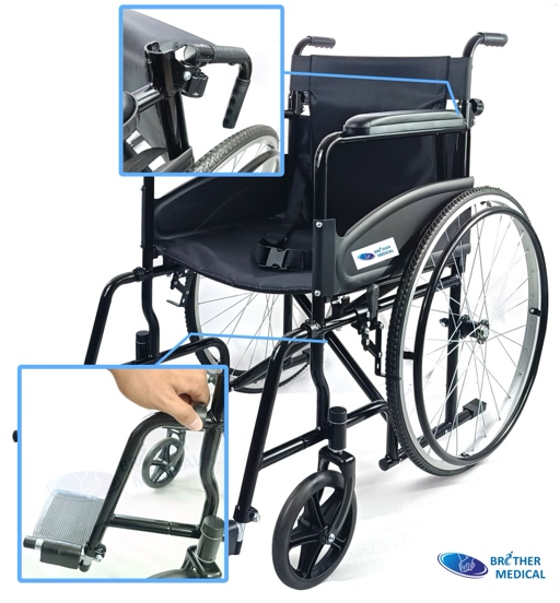 Diagrama de modificaci&oacute;n del modelo de silla de ruedas 4611-4611D
