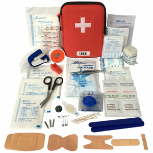 Kit de primeros auxilios calificado con torniquete para el hogar