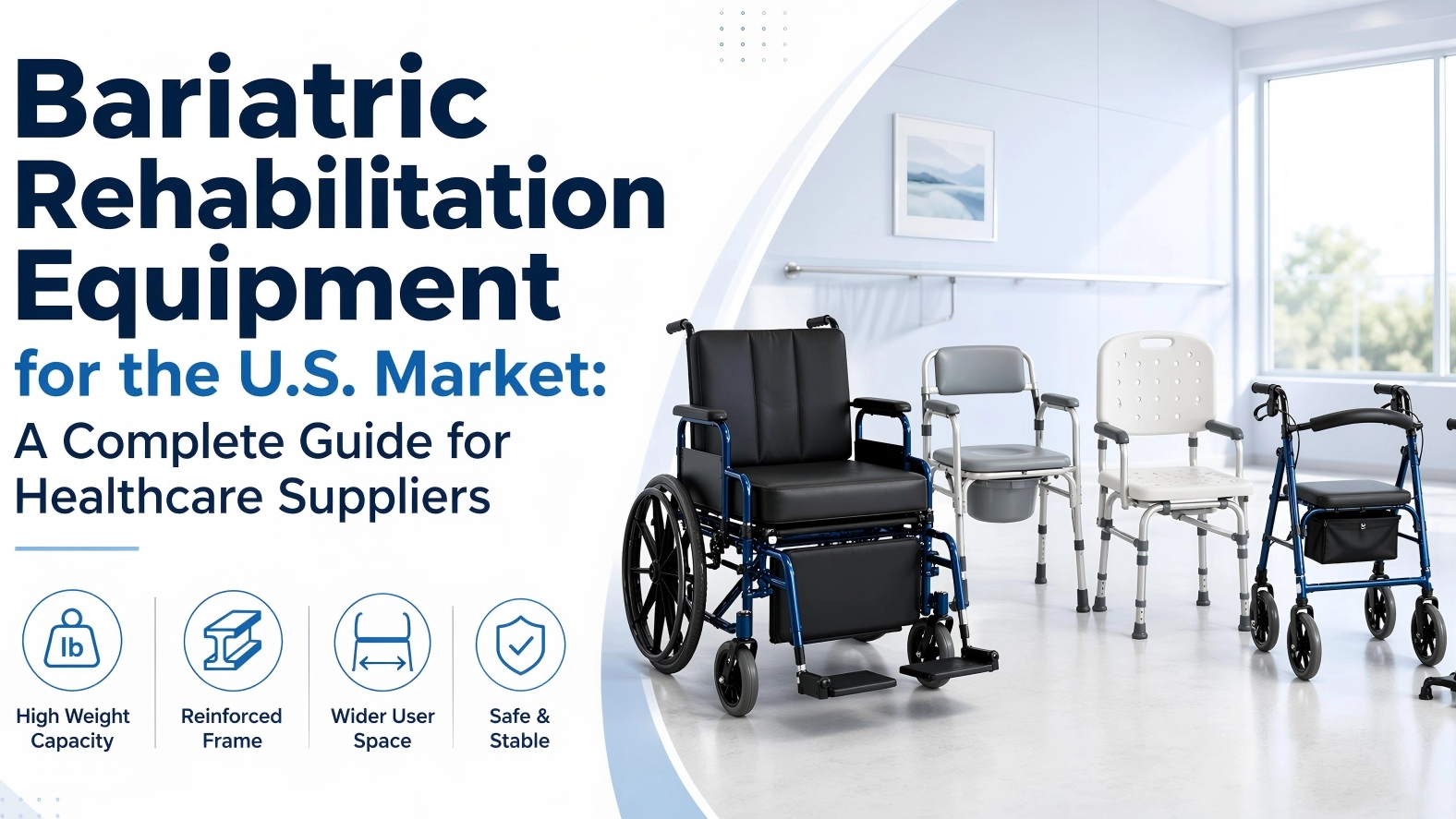 Equipos de rehabilitación bariátrica para el mercado estadounidense