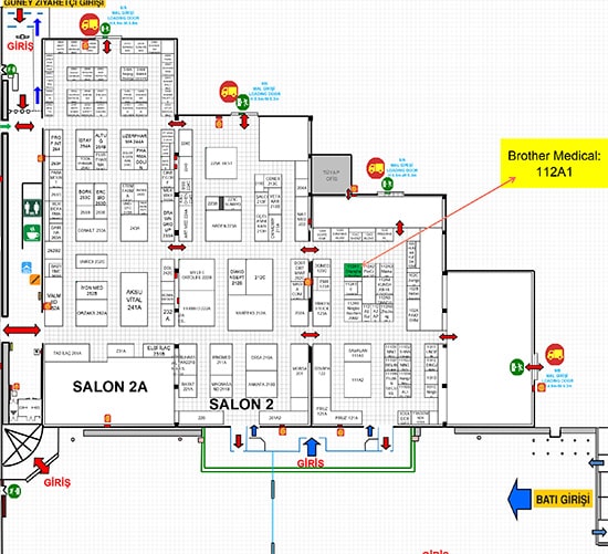 ¡Atención! Brother Medical New Booth ubicación en Expomed