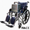 BME4618 Silla de ruedas bariátrica cromada - Movilidad resistente de 400 libras