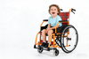 Silla de ruedas pediátrica personalizada | Altura ajustable y ancho del asiento personalizado