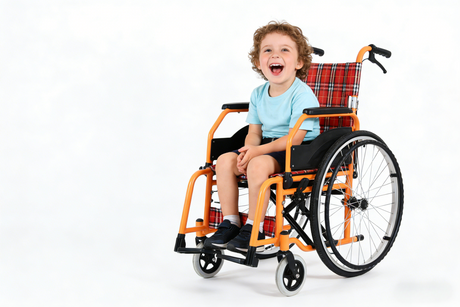 Silla de ruedas pediátrica personalizada | Altura ajustable y ancho del asiento personalizado
