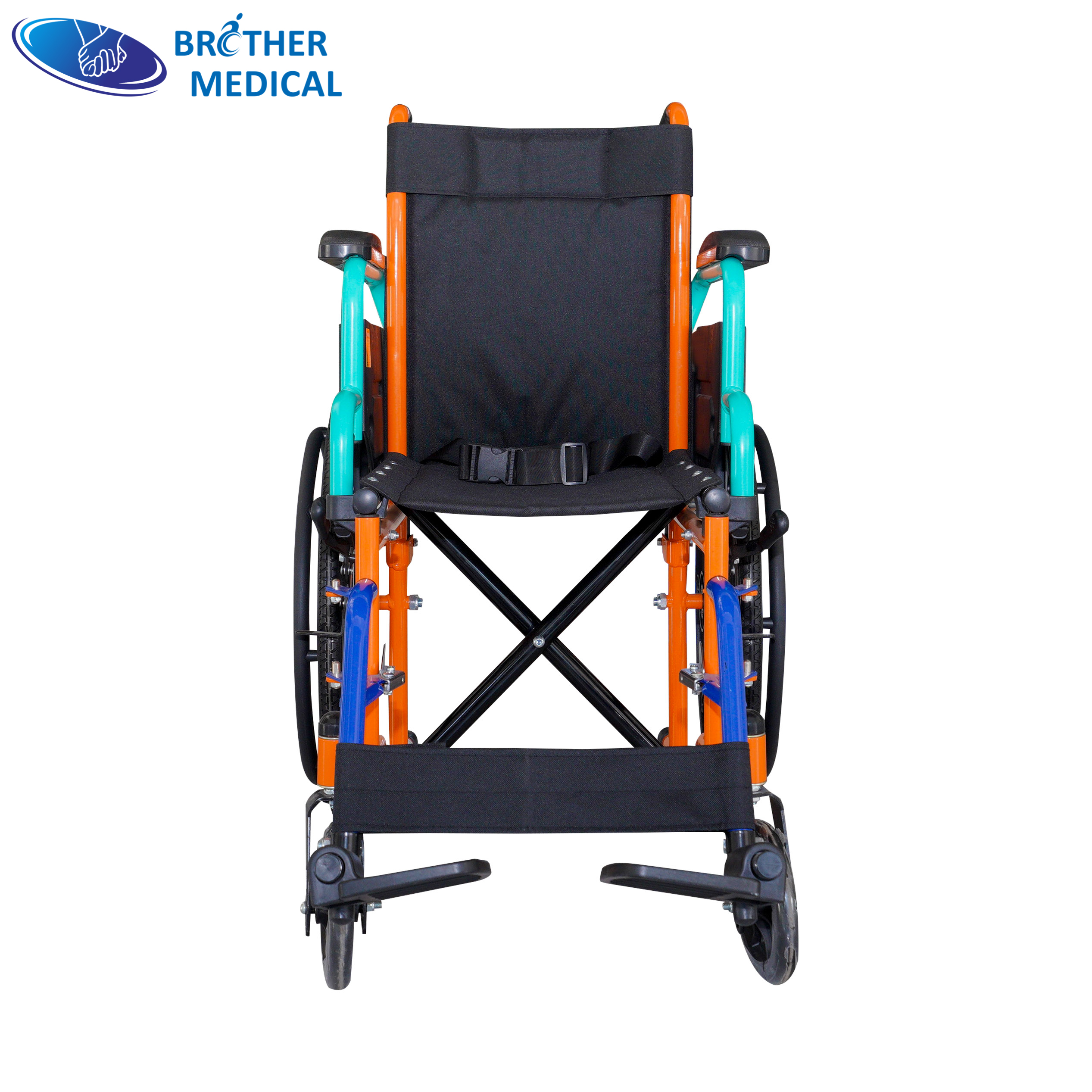 Silla de ruedas pediátrica con altura ajustable y ancho de asiento personalizado | Fabricante de sillas de ruedas manuales