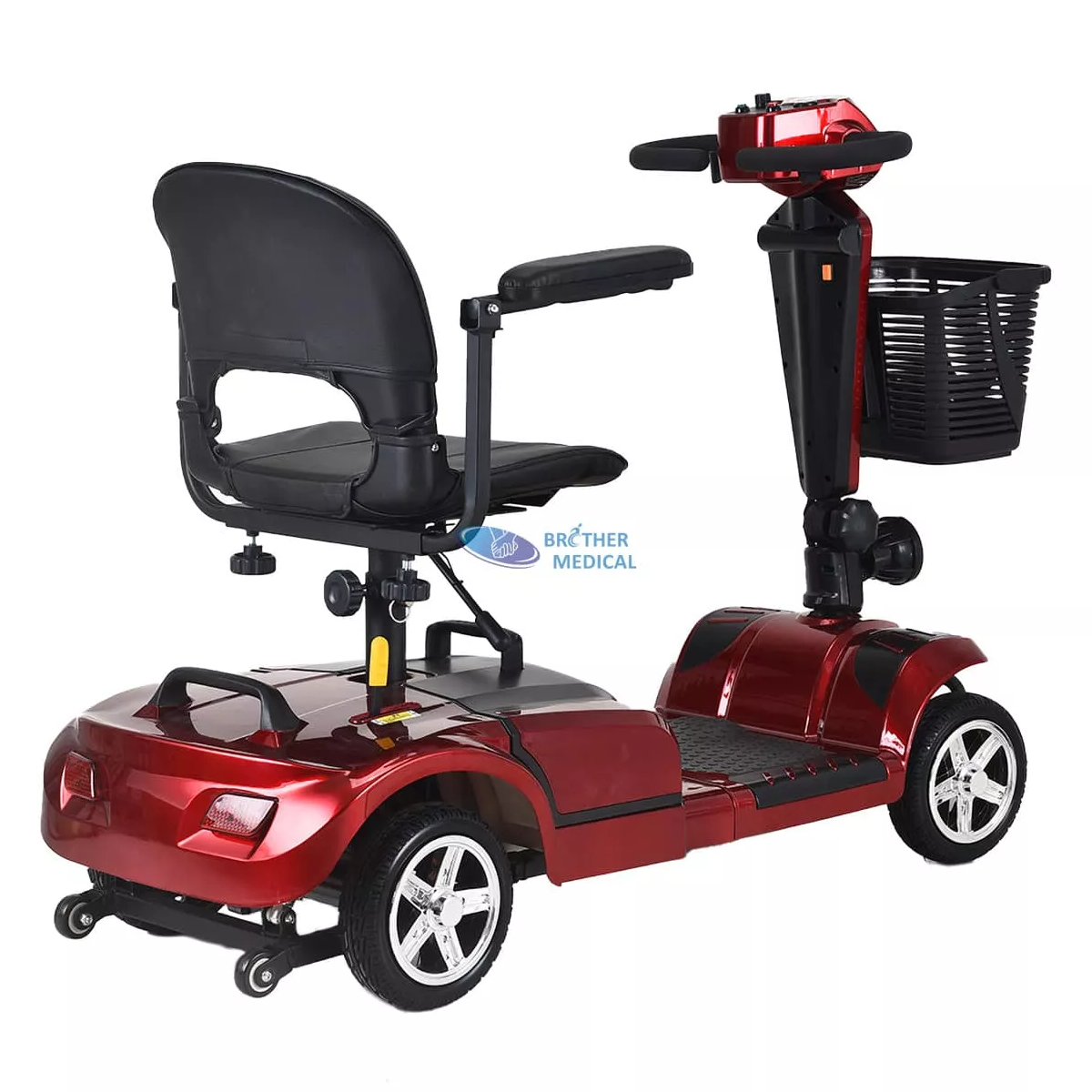 Scooter de movilidad mayorista portátil con suspensión