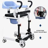 Silla elevadora de pacientes de aluminio Silla de transferencia