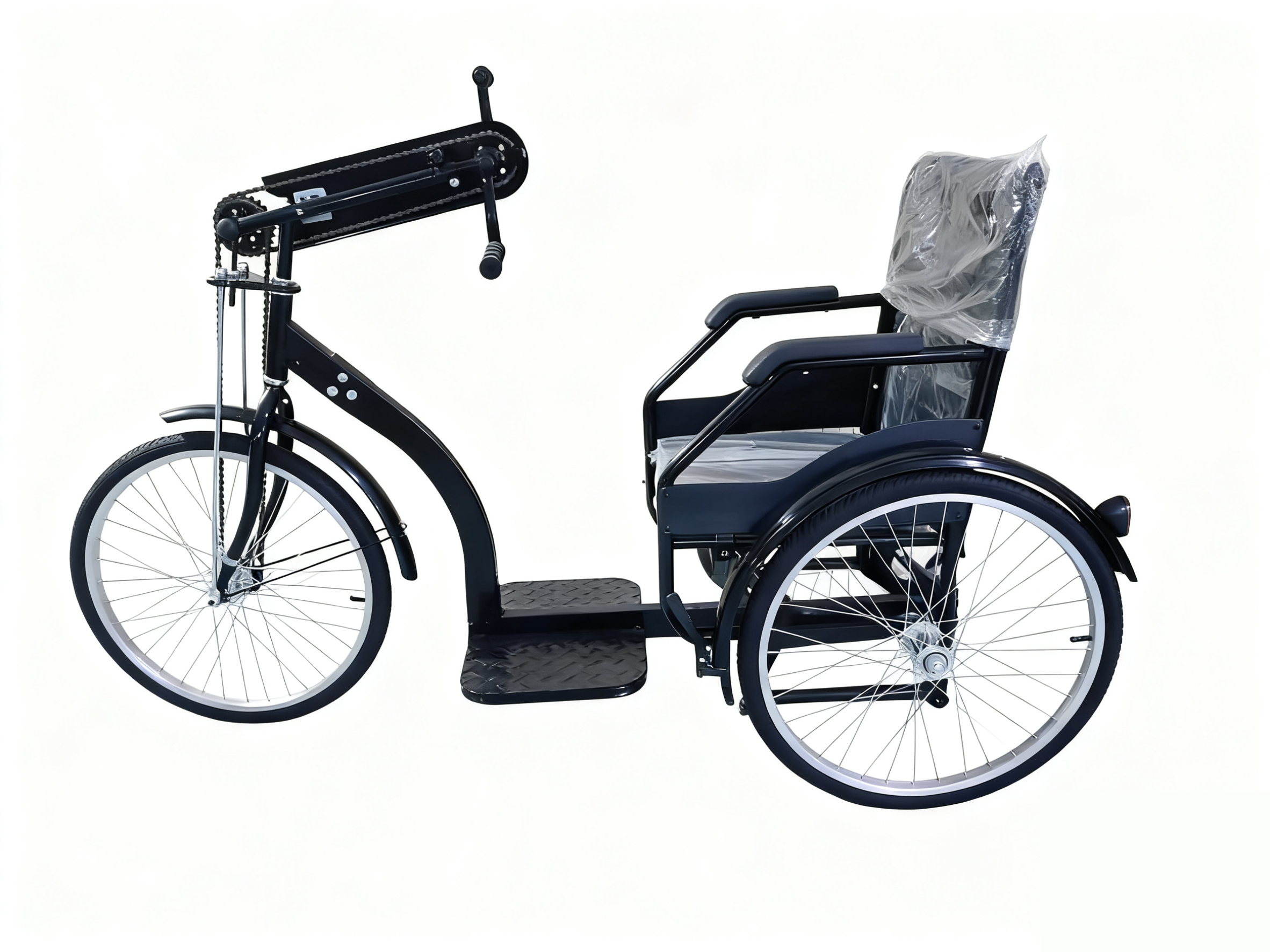 handbike; bicicleta de mano; triciclo de manivela