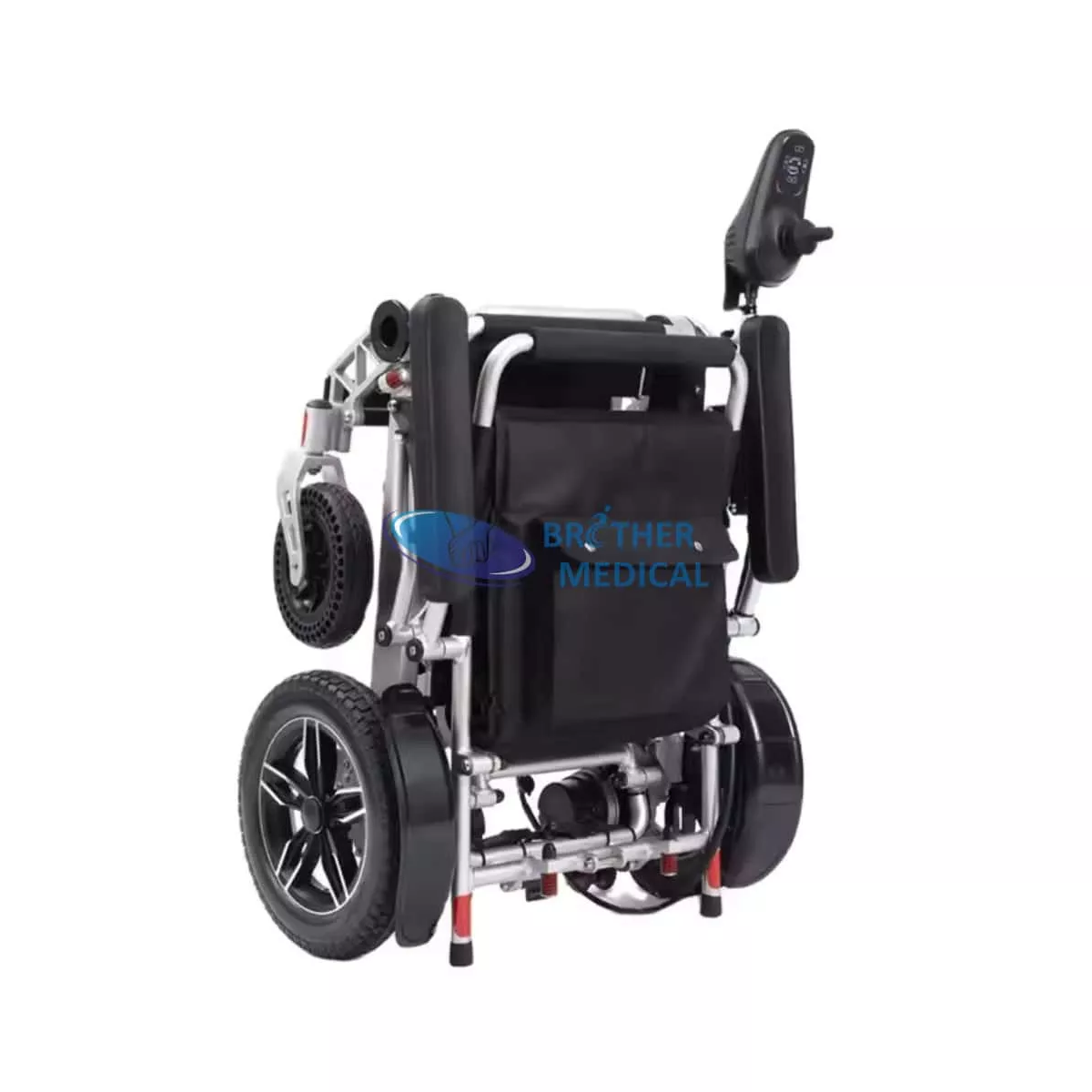 Silla de ruedas eléctrica eléctrica al aire libre con joystick