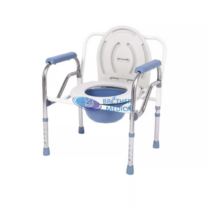 Silla de ducha de inodoro plegable liviano para personas mayores