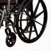 BME4618 Silla de ruedas manual bariátrica de alta capacidad de 26 pulgadas | Carga máxima de 450 libras.