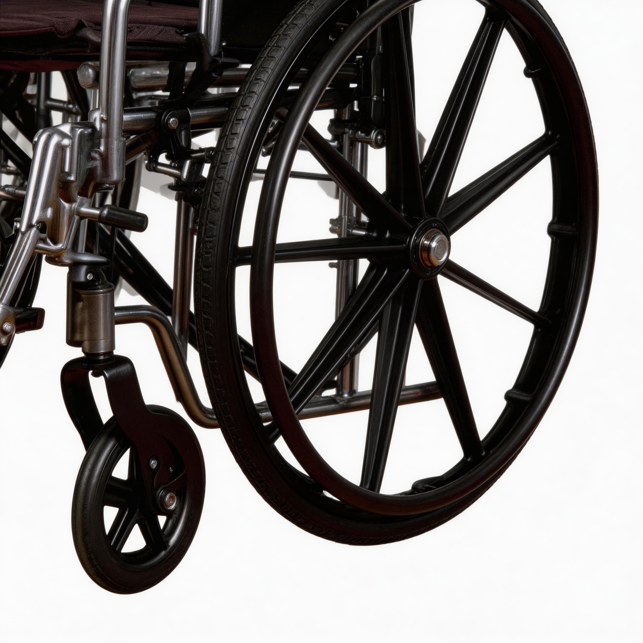 BME4618 Silla de ruedas manual bariátrica de alta capacidad de 26 pulgadas | Carga máxima de 450 libras.