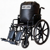 BME4618 Silla de ruedas manual bariátrica de alta resistencia de 22 pulgadas